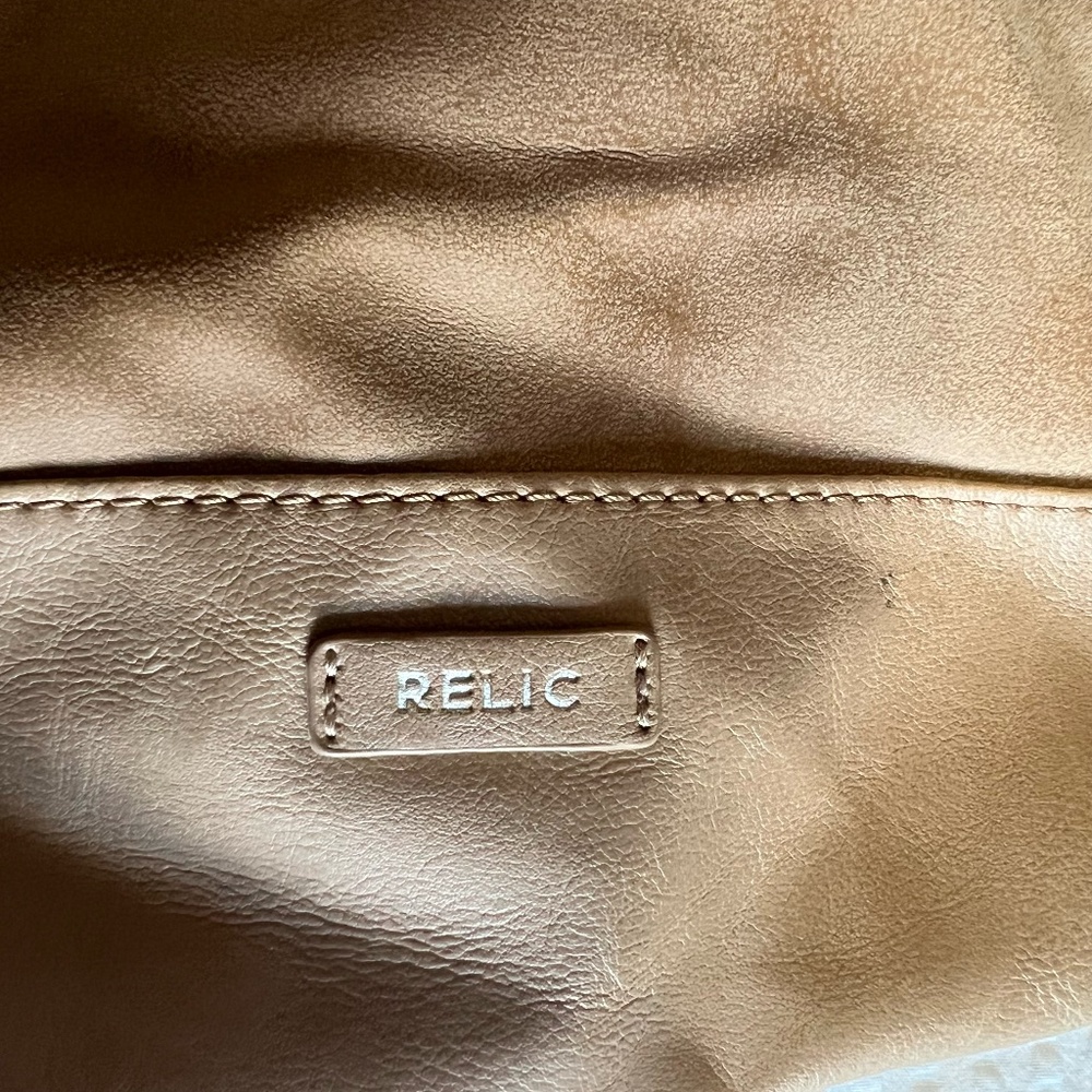 Relic Tan Slouchy Hobo Tote Bag – Soft Faux Leather